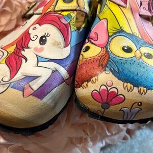 CALCEO Beautiful UNICORN Slip On Clogs